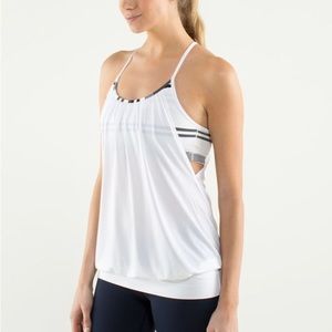 Lululemon Groovy Stripe Nimbus No Limit Tank